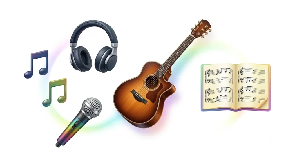 guitar emoji