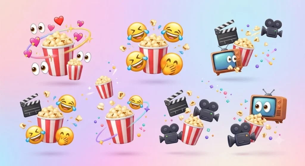 popcorn emoji