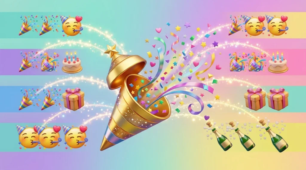 party popper emoji