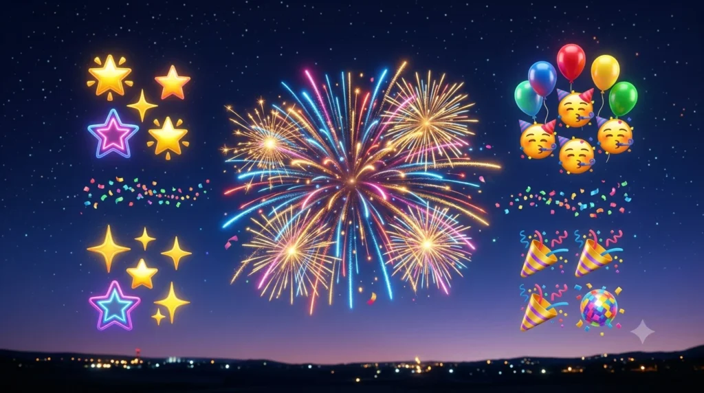 fireworks emoji