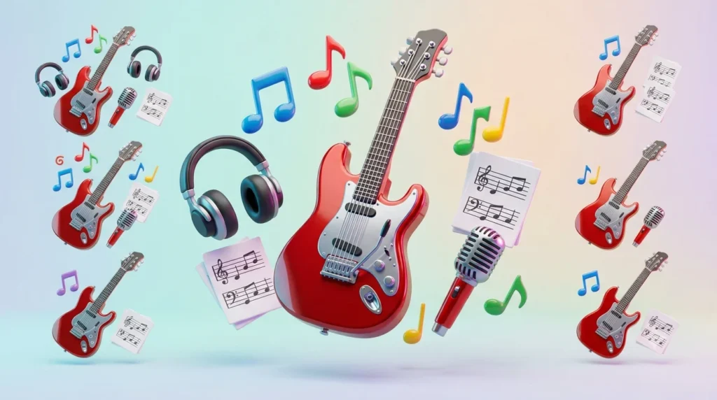 guitar emoji