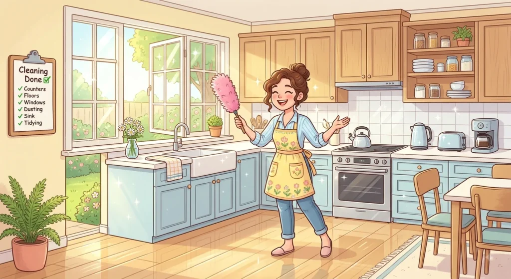 idioms for cleaning
