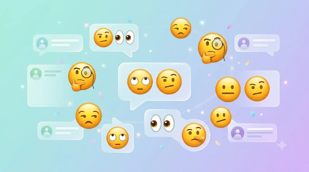suspicious emoji