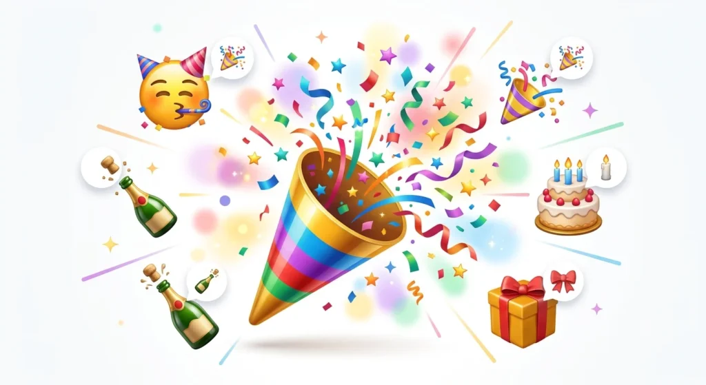 party popper emoji