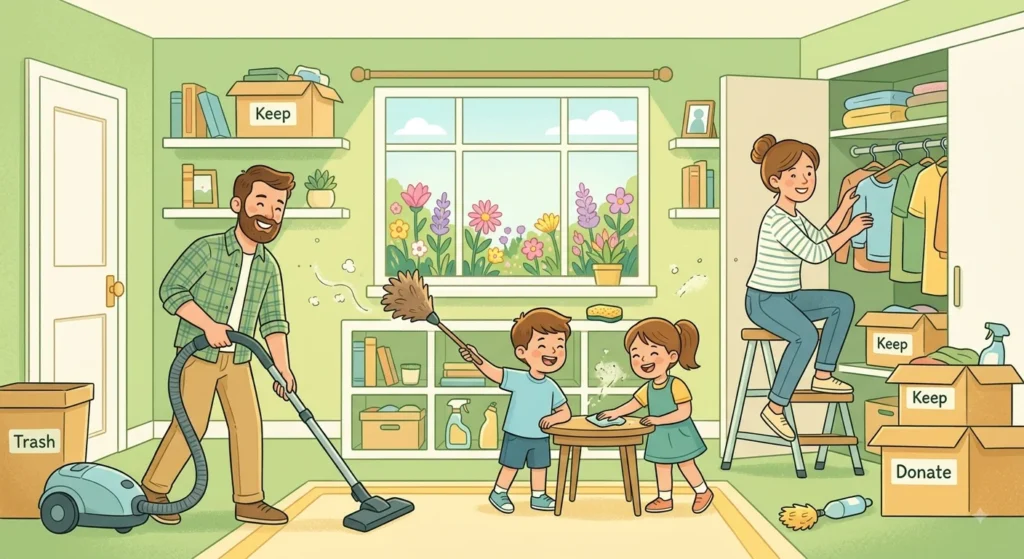 idioms for cleaning