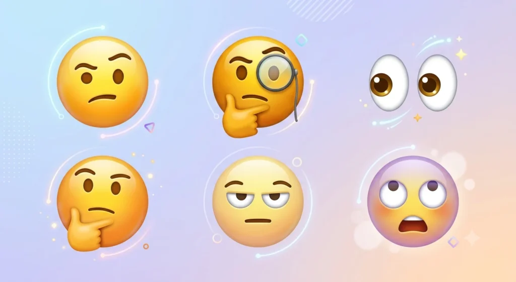 suspicious emoji