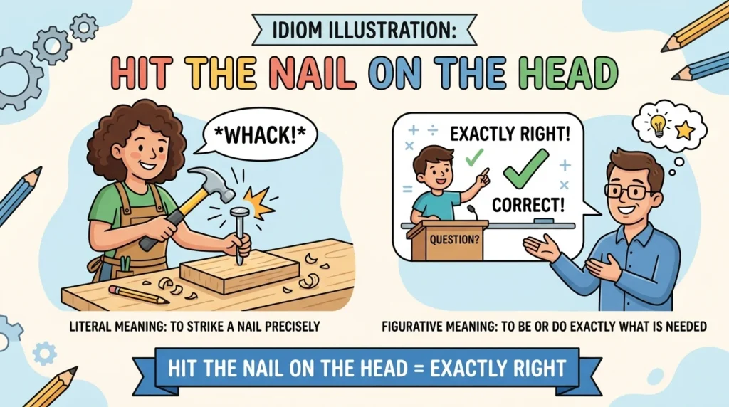 a to z idioms with meanings and sentences