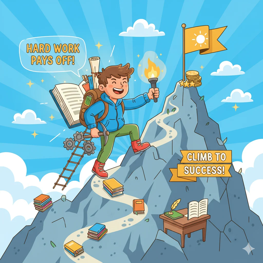 idioms for hard work pays off