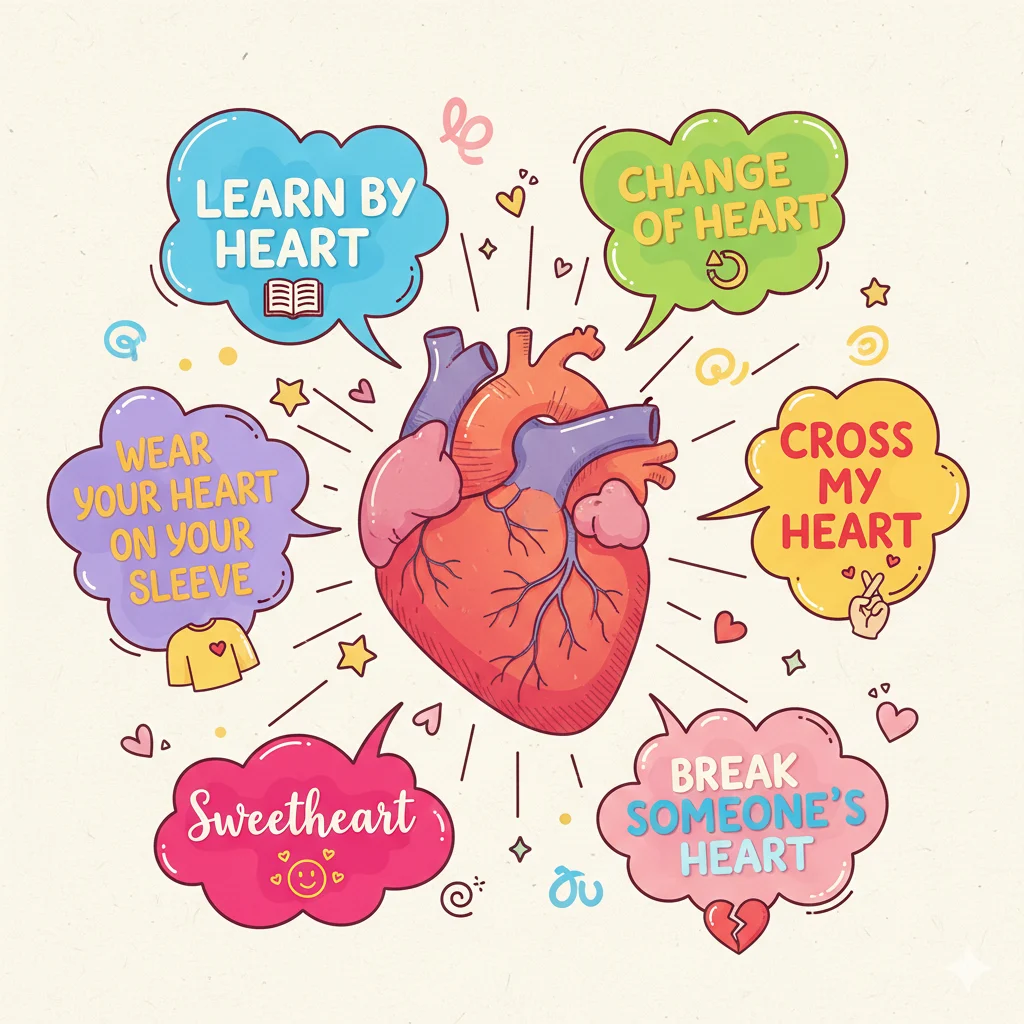 idioms with the word heart