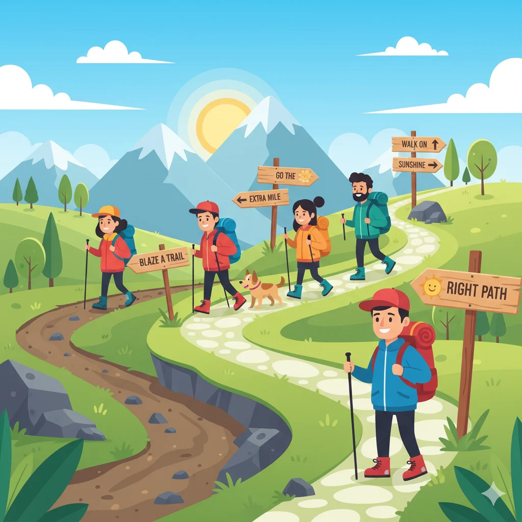 hiking idioms