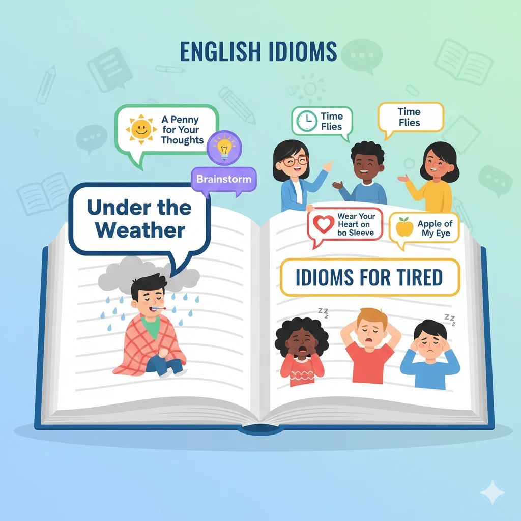 idioms for tired