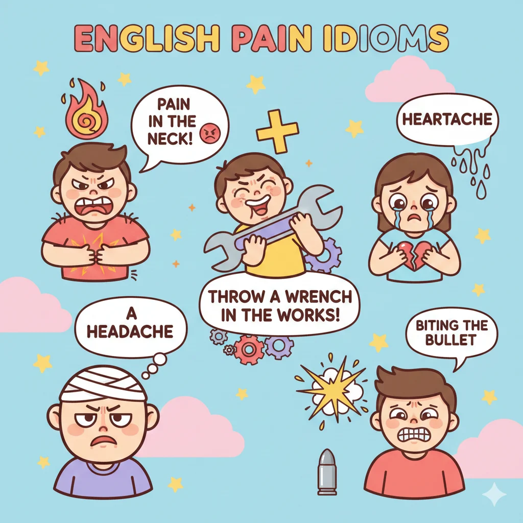 pain idioms