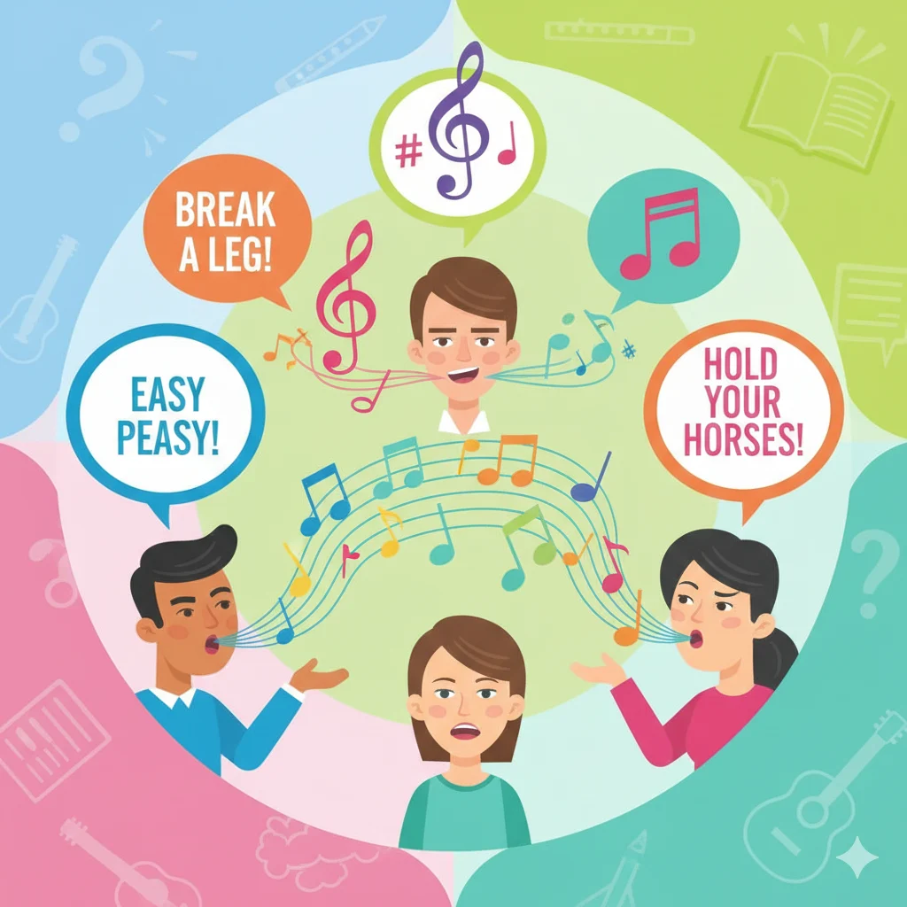 idioms about singing