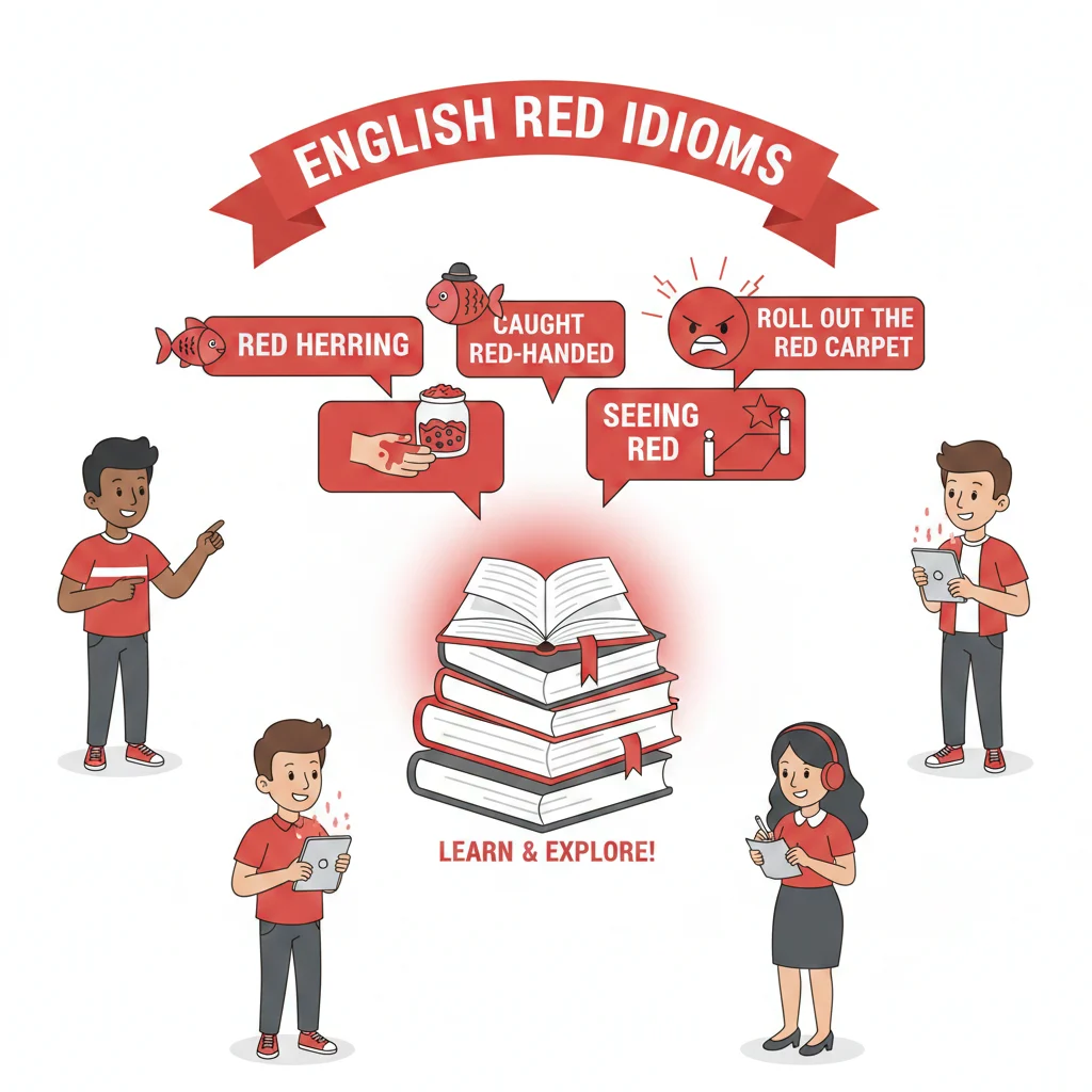 idioms with red