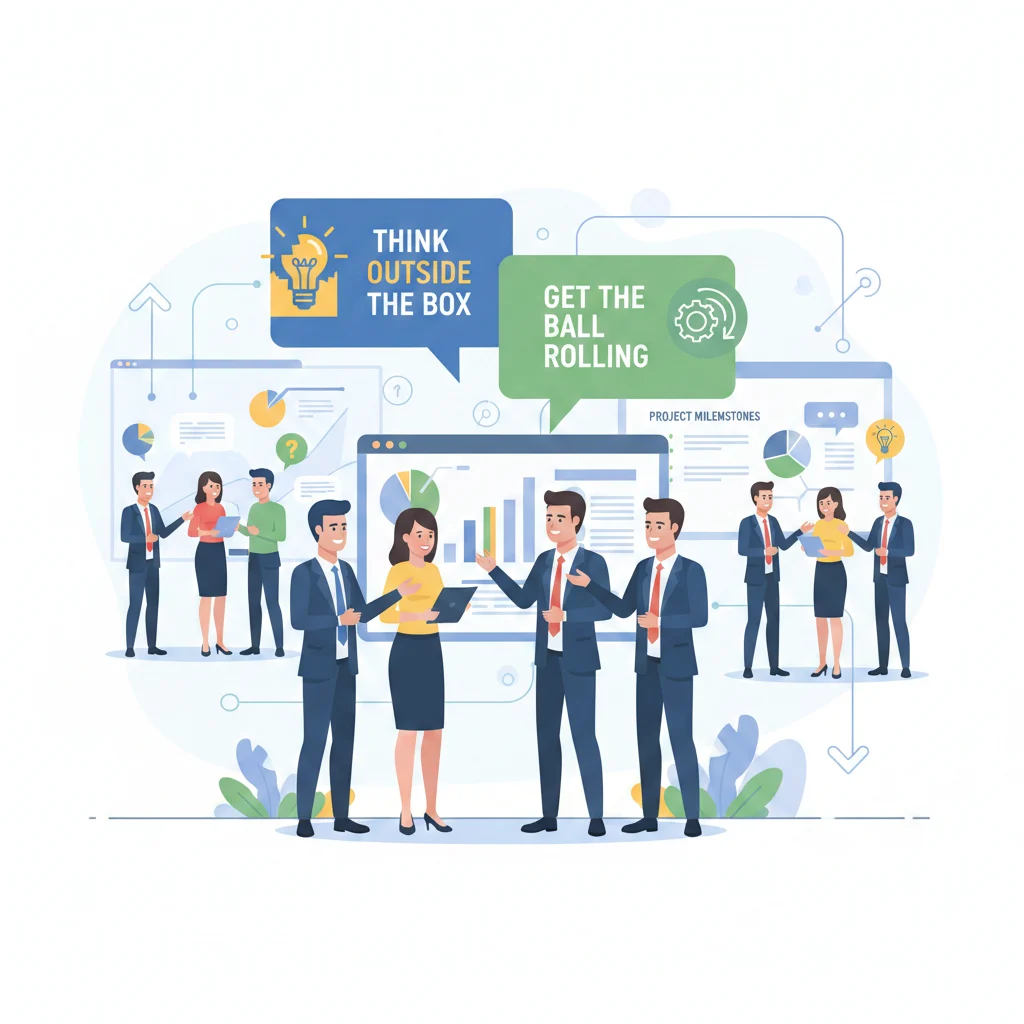 idioms with business