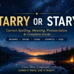stary or starry