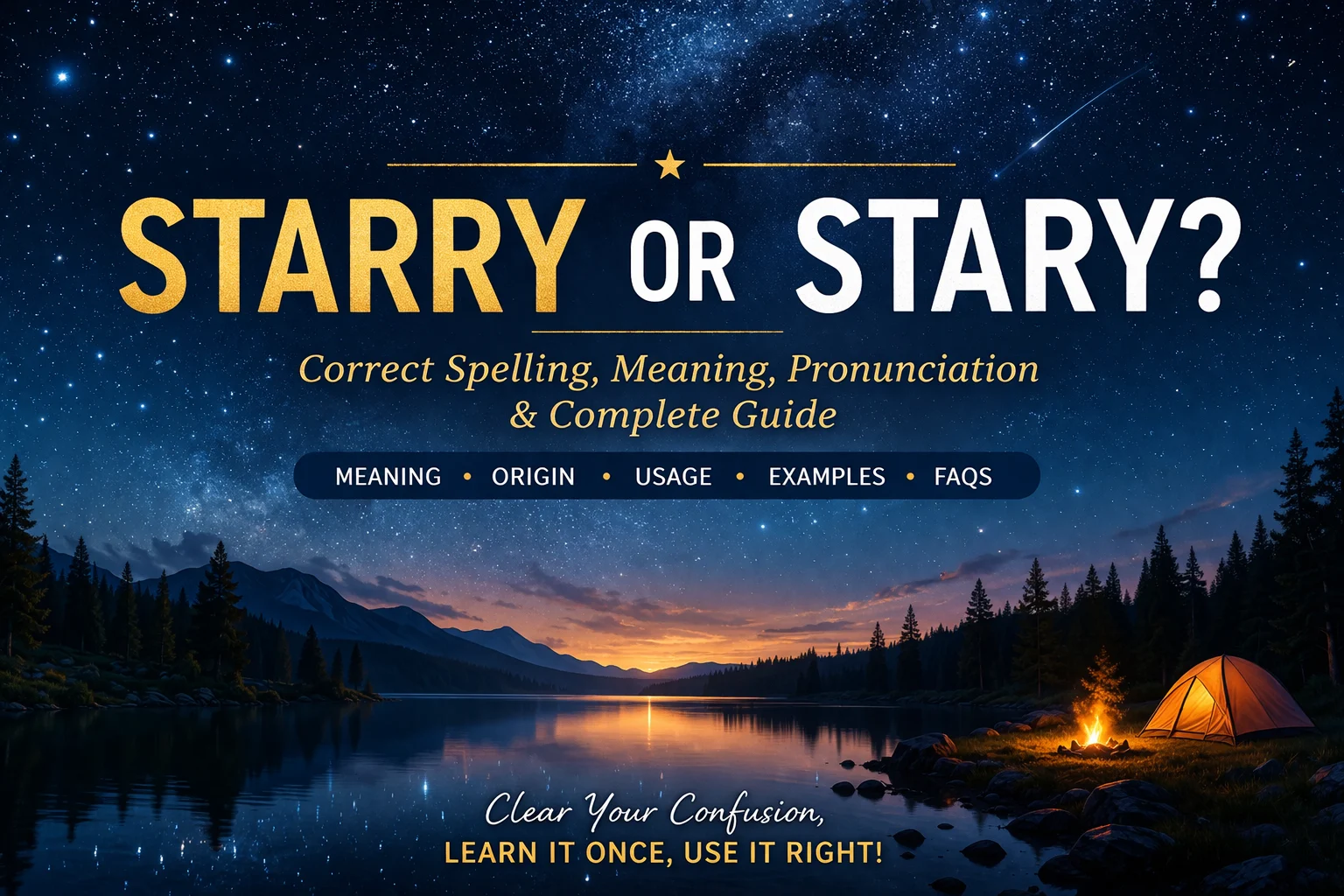 stary or starry