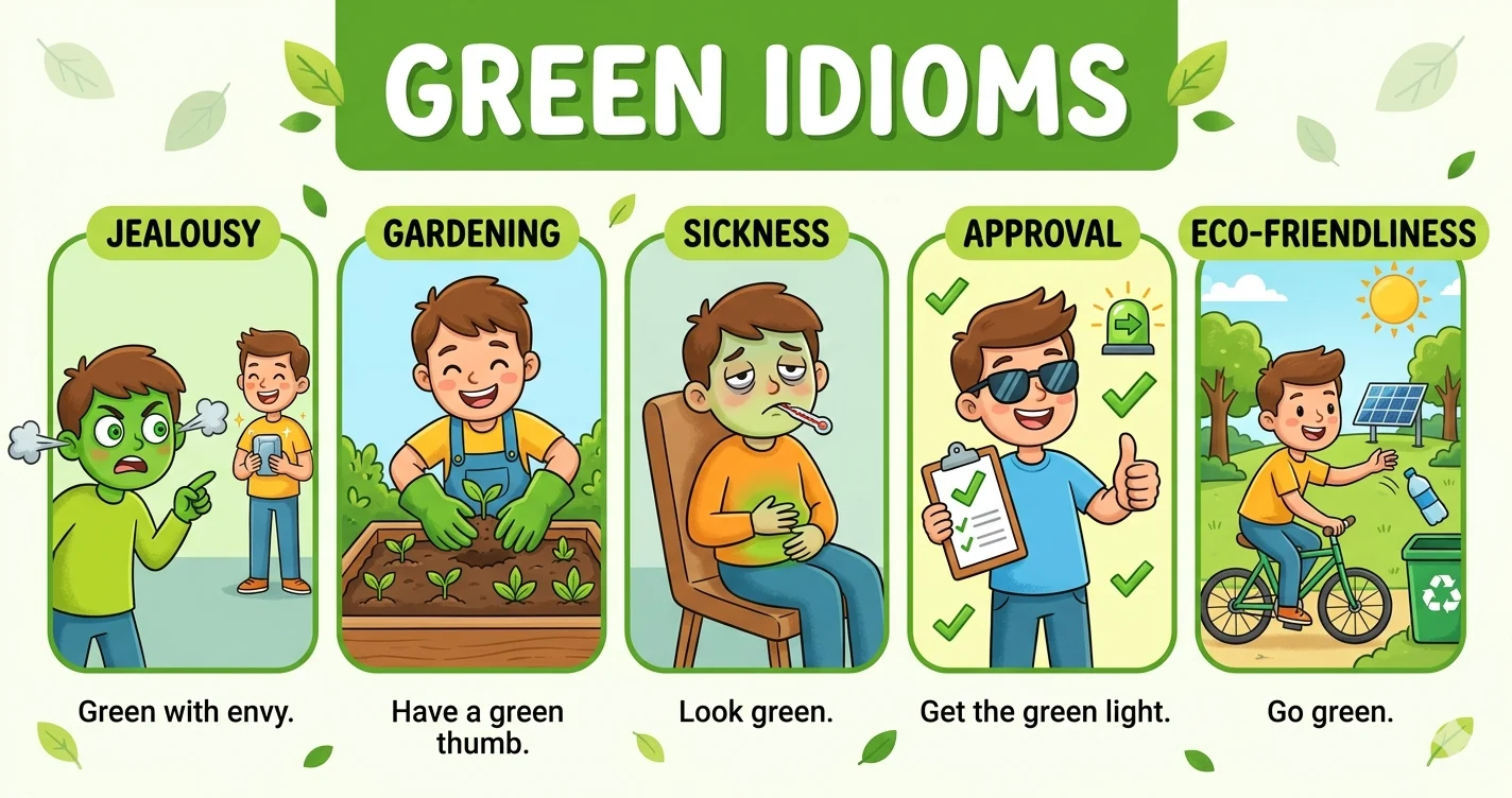 idioms green