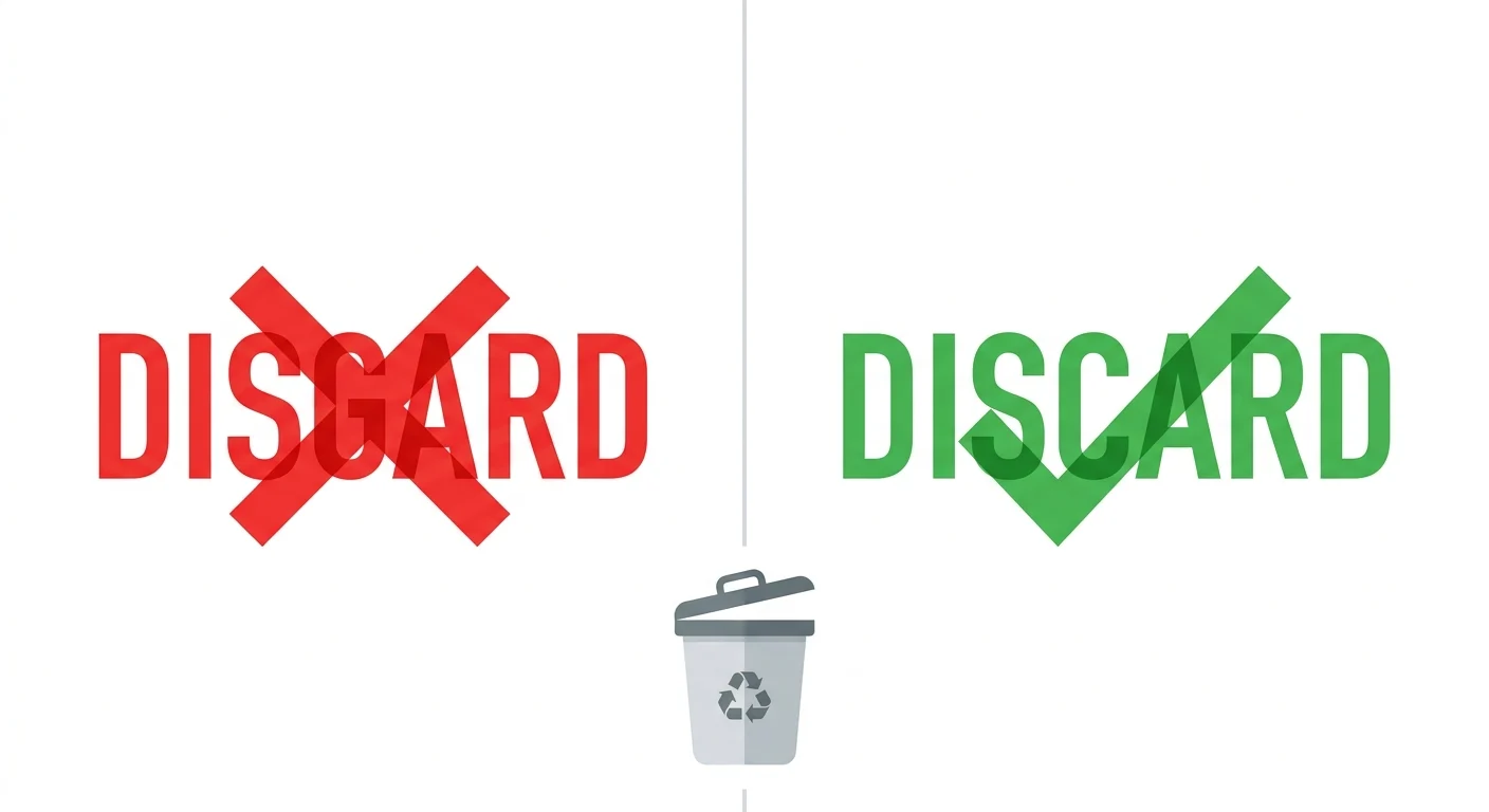 disgard or discard