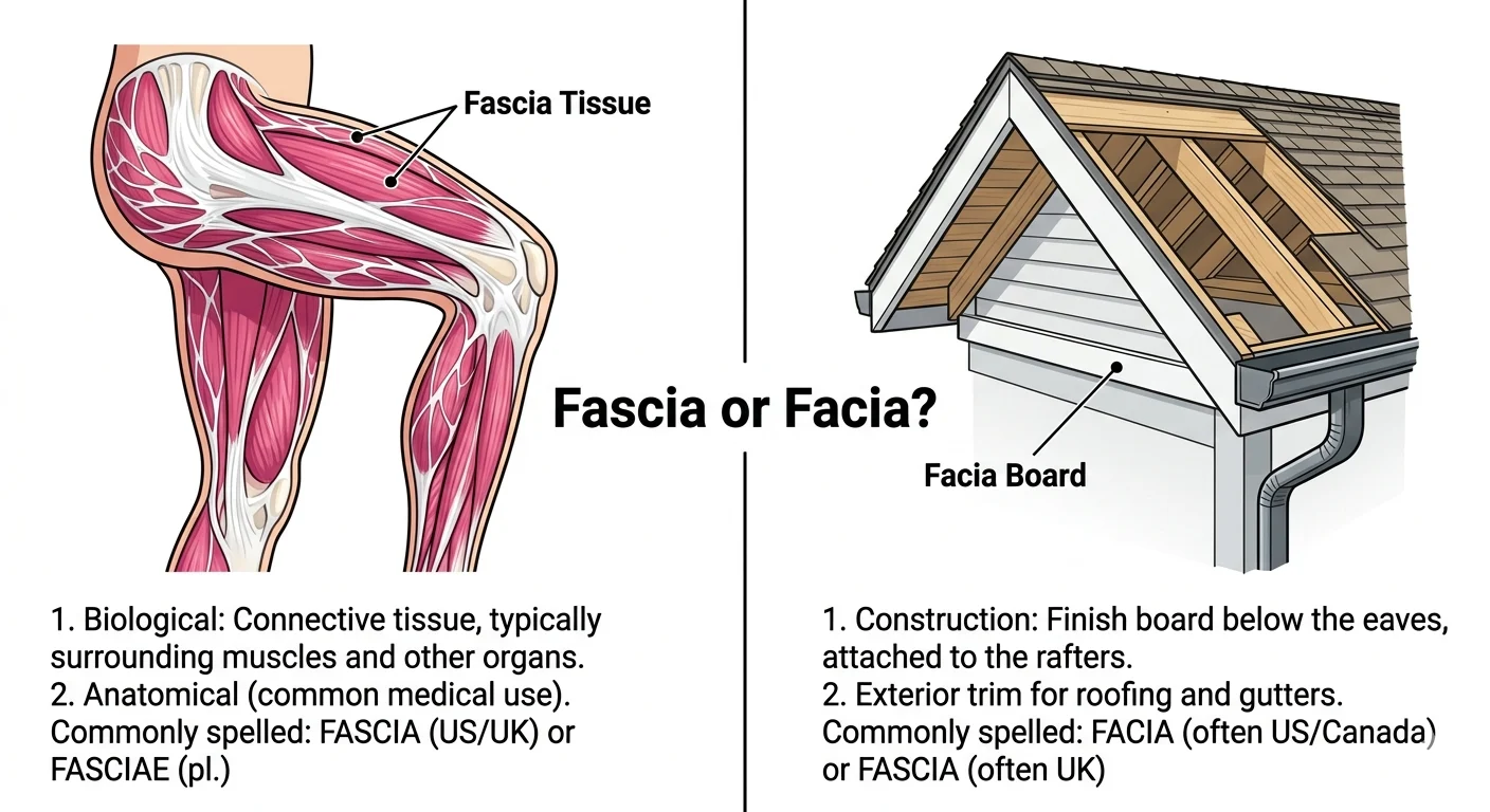 facia or fascia