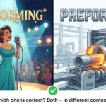 performing or preforming