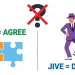 jibe or jive