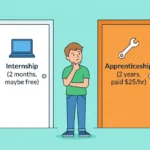 internship or apprenticeship