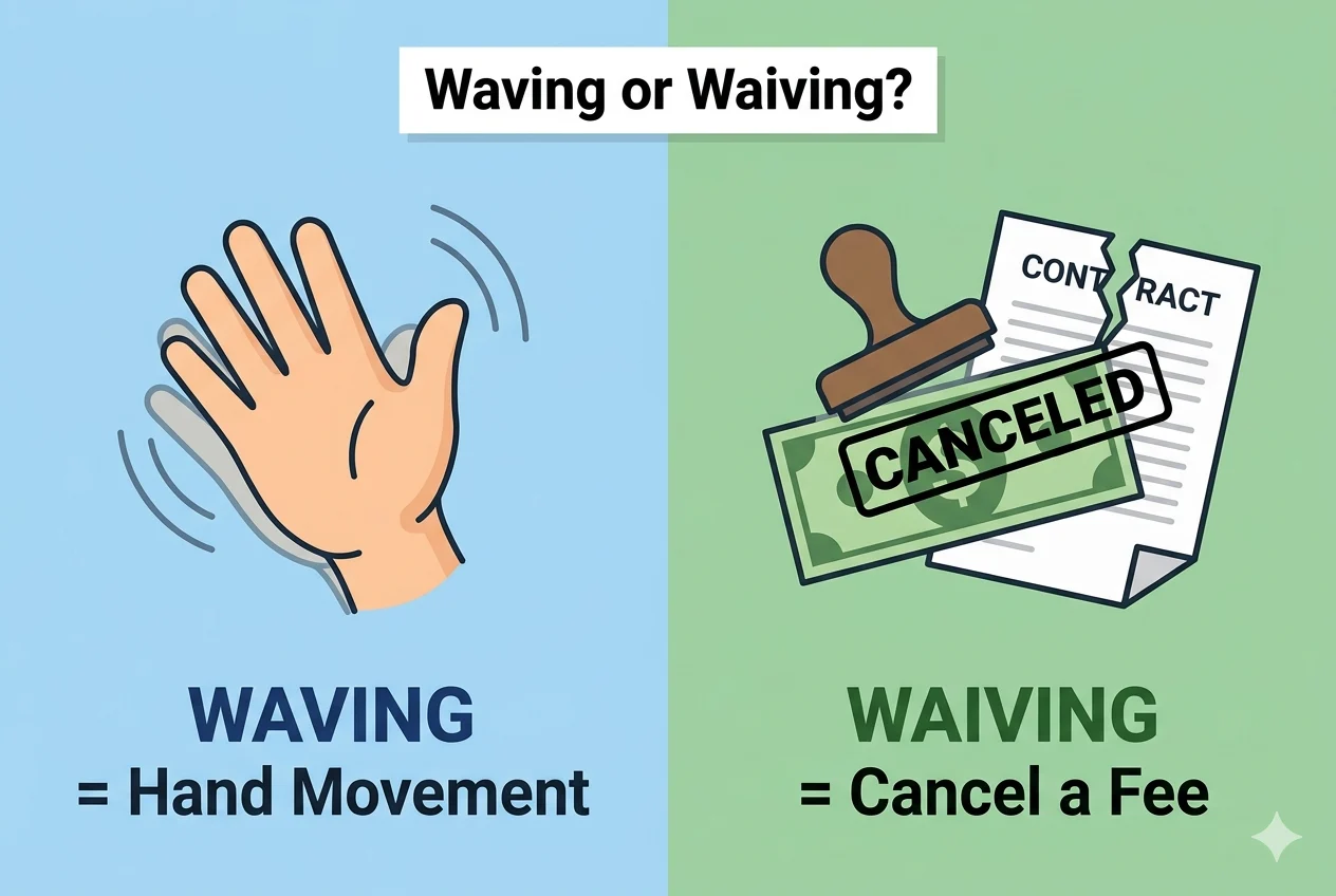 waving or waiving