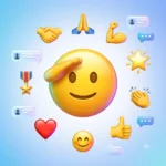 saluting emoji