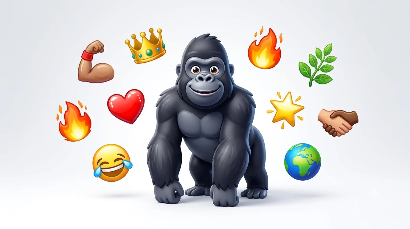 gorilla emoji