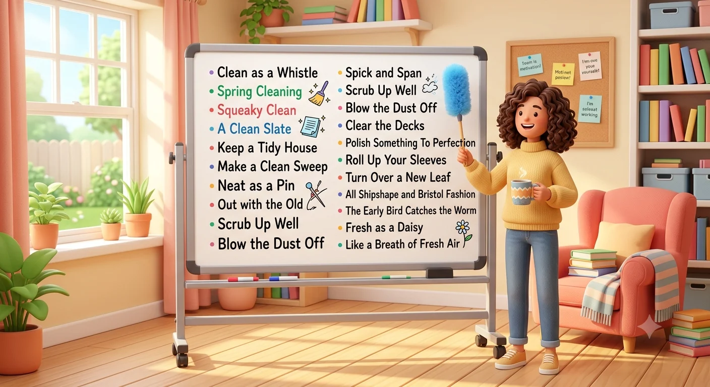 cleanliness idioms