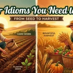 you reap what you sow similar idioms