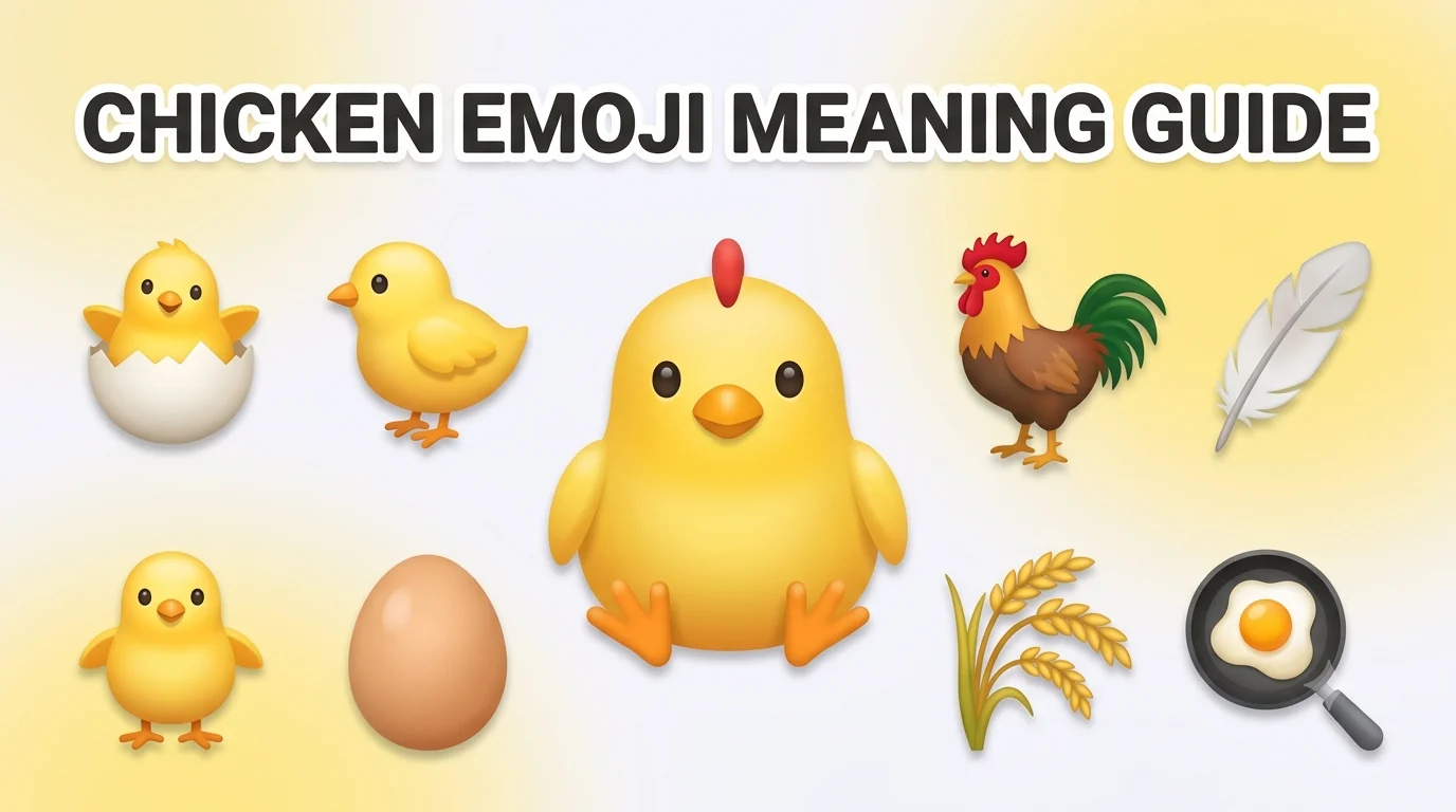 chicken emoji