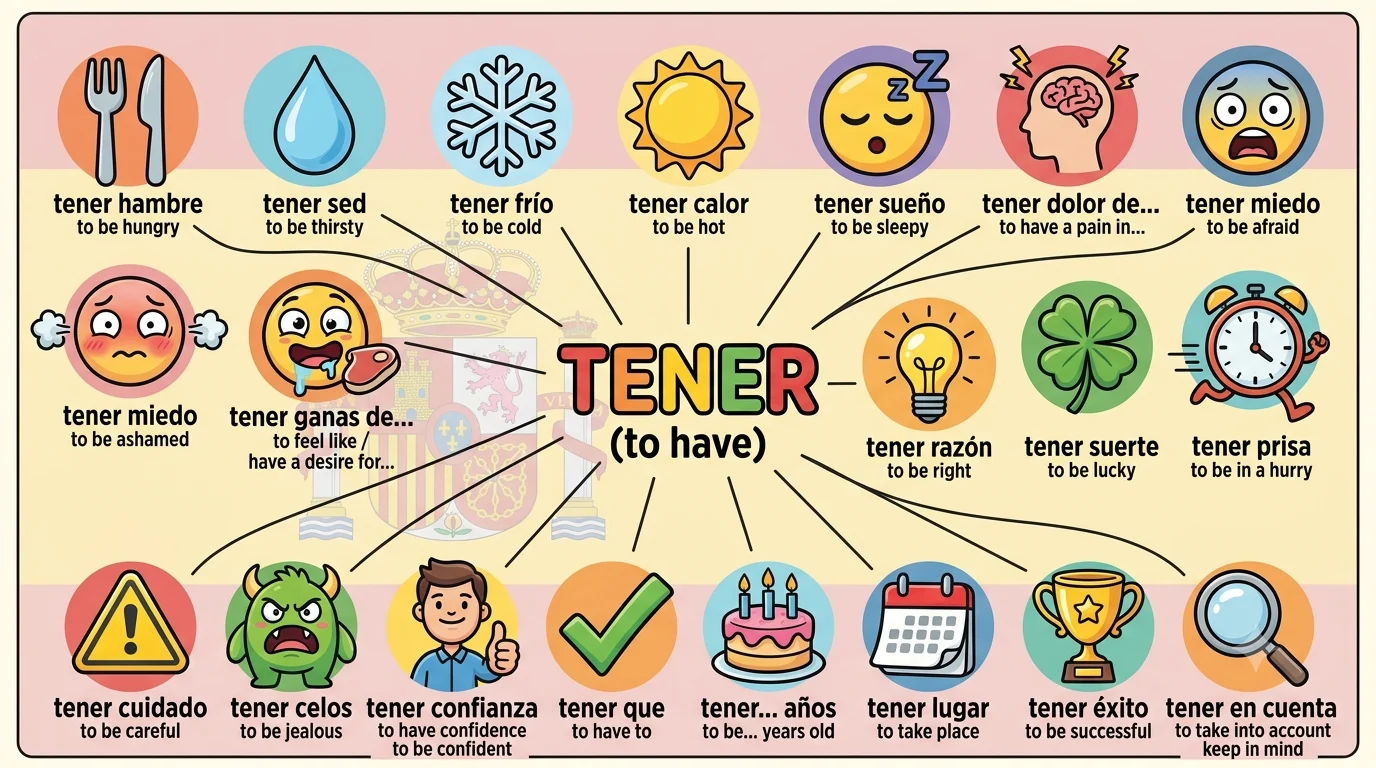 spanish tener idioms