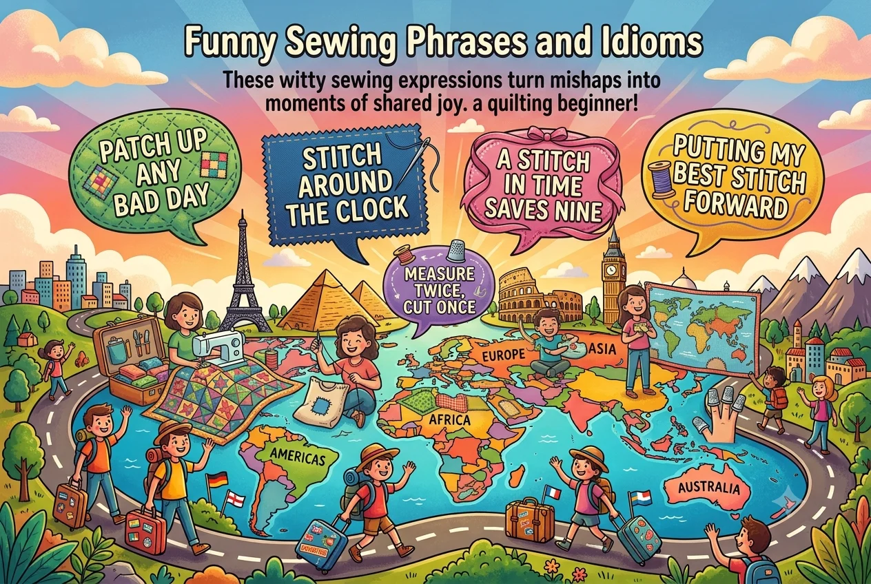 sewing phrases and idioms