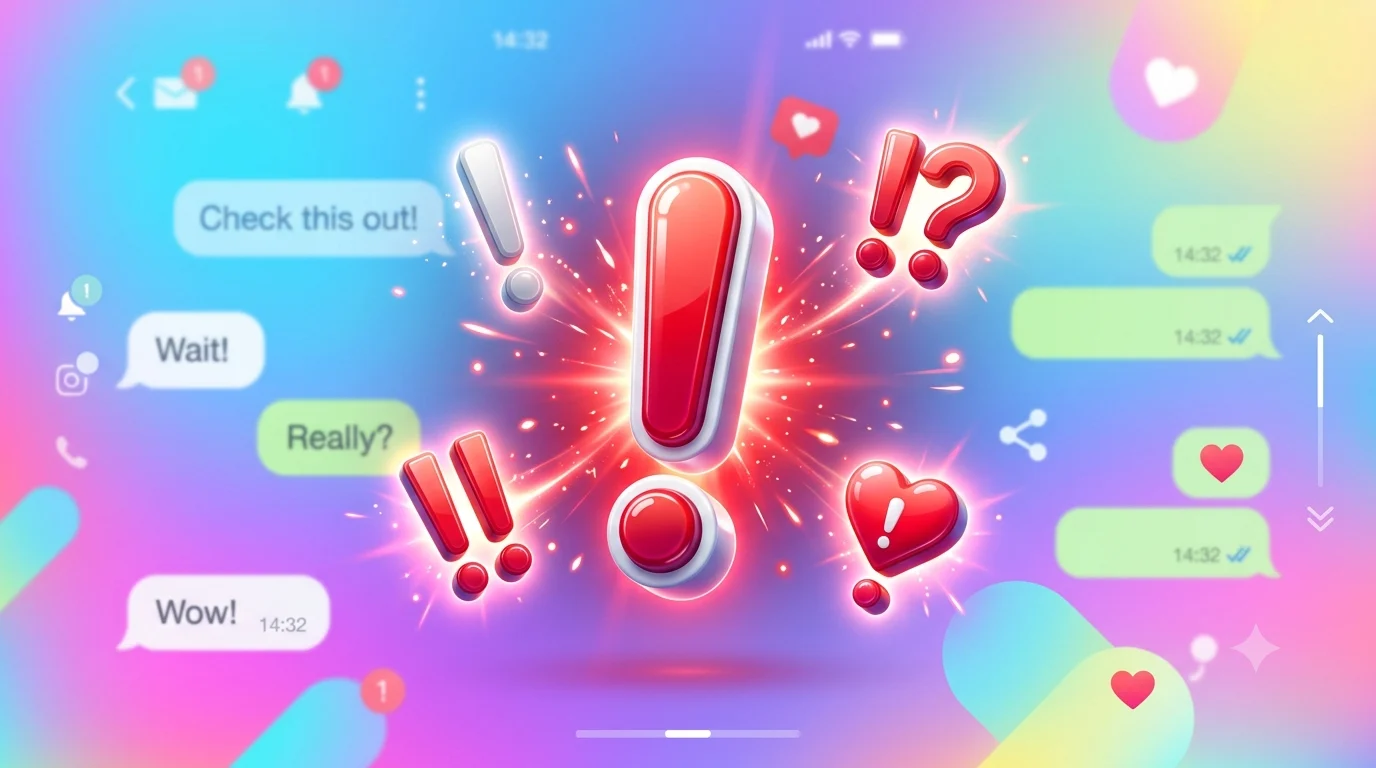 exclamation point emoji