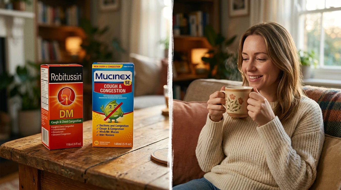 robitussin or mucinex