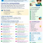 poems with idioms for kids