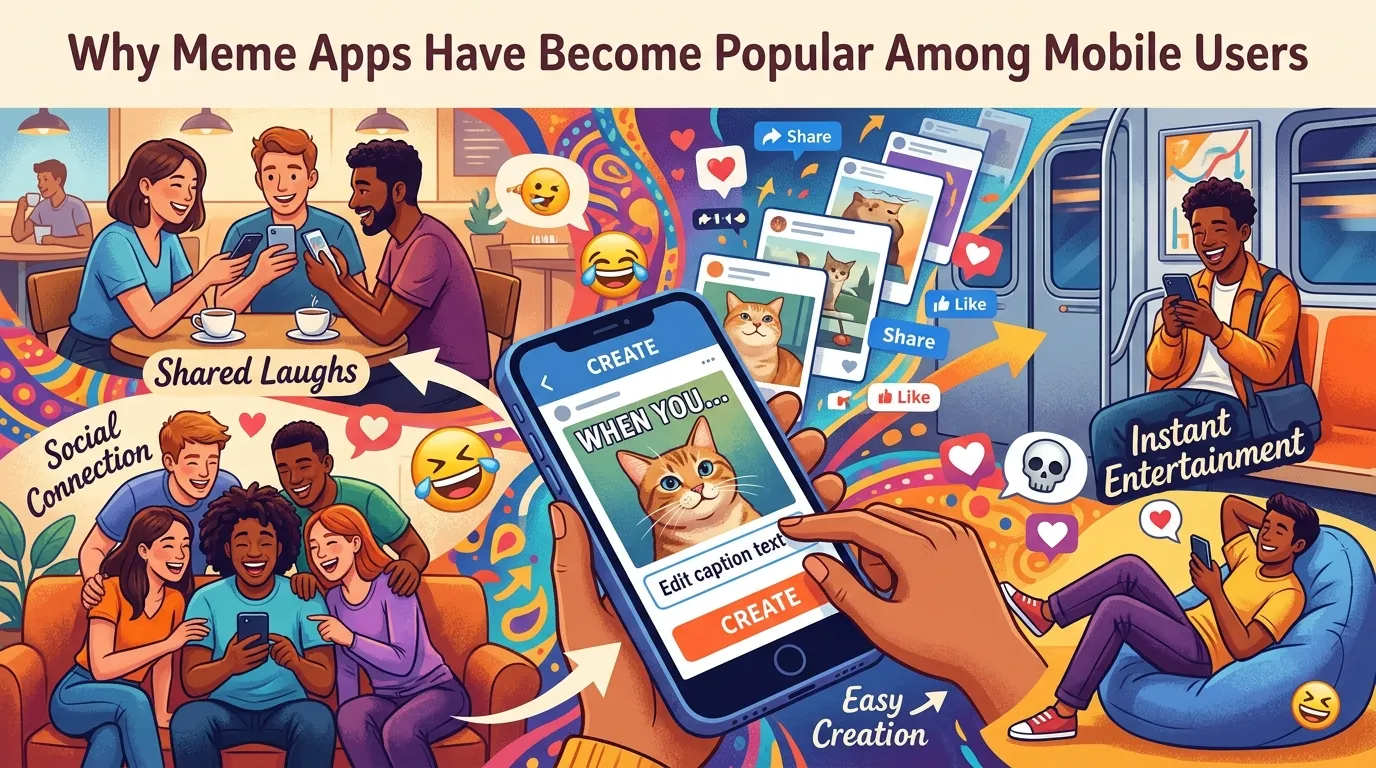 Why Meme Apps Have Become Popular Among Mobile Users